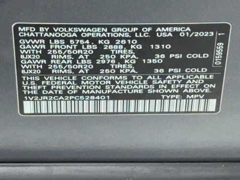 Used 2023 Volkswagen Atlas SE w/ Panoramic Sunroof Package image 56