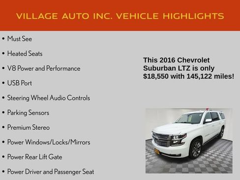 Used 2016 Chevrolet Suburban LTZ image 7