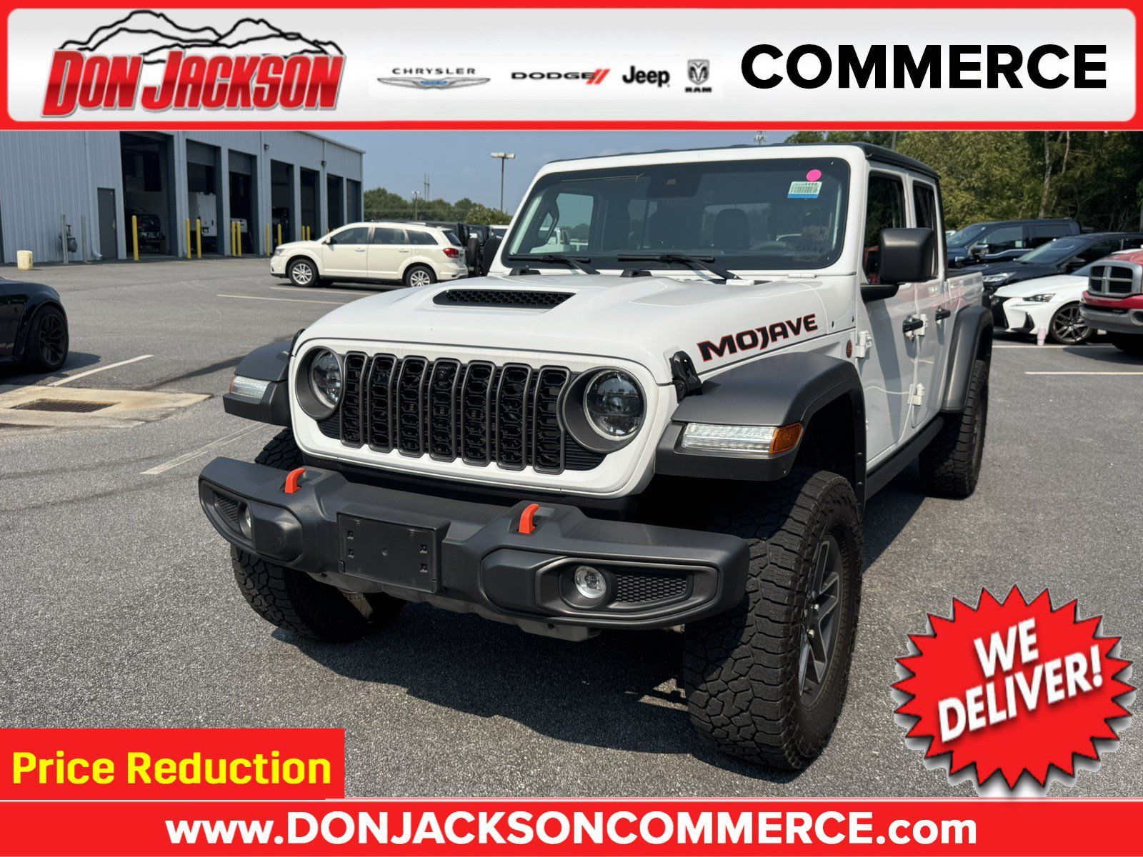 Certified 2025 Jeep Gladiator Mojave w/ Convenience Group AWD/4WD image 1