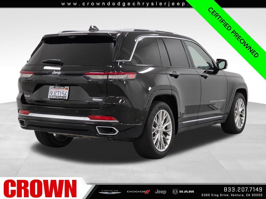 Certified 2023 Jeep Grand Cherokee Summit w/ Adv Protech Group IV AWD/4WD image 7