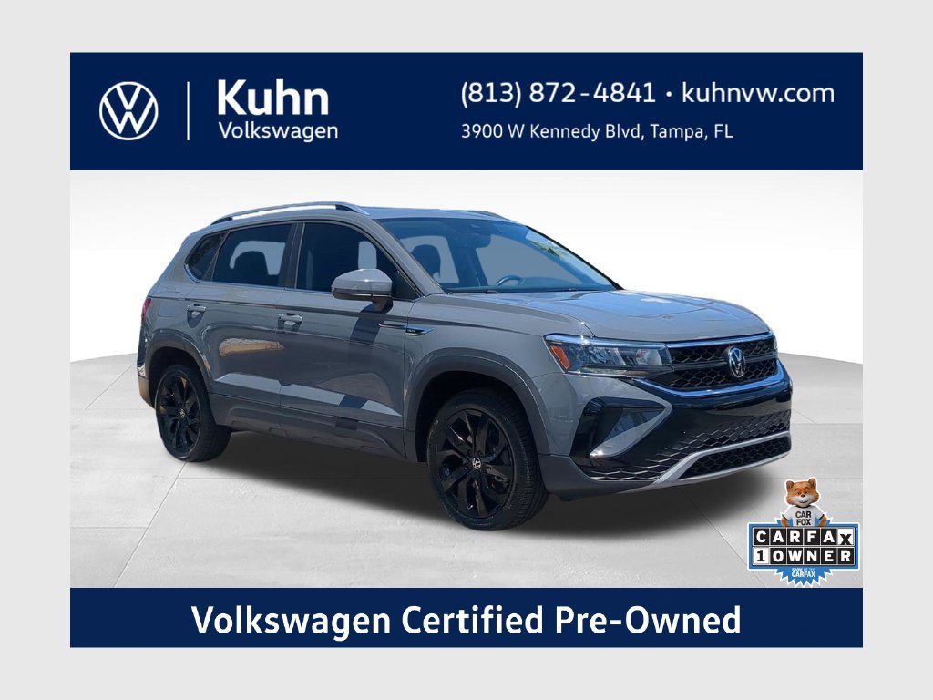 Certified 2023 Volkswagen Taos SE w/ Panoramic Sunroof Package FWD 360° Tour