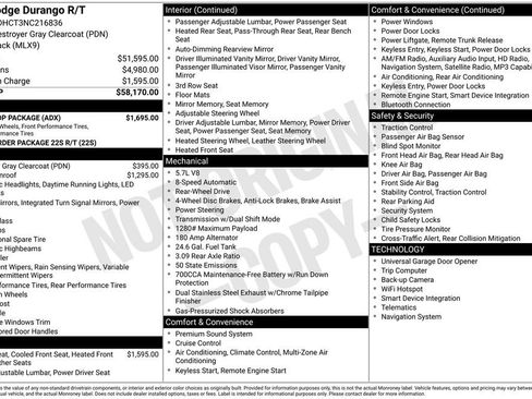 Used 2022 Dodge Durango R/T w/ Blacktop Package image 6