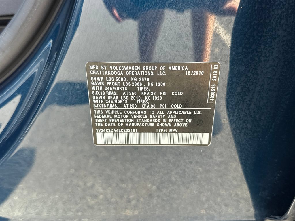 Used 2020 Volkswagen Atlas Cross Sport SE AWD/4WD image 22