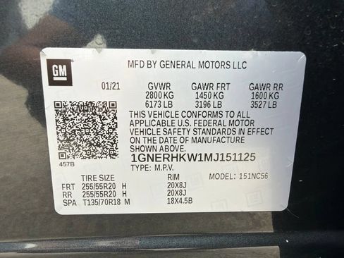 Used 2021 Chevrolet Traverse LT w/ LT Premium Package FWD image 43