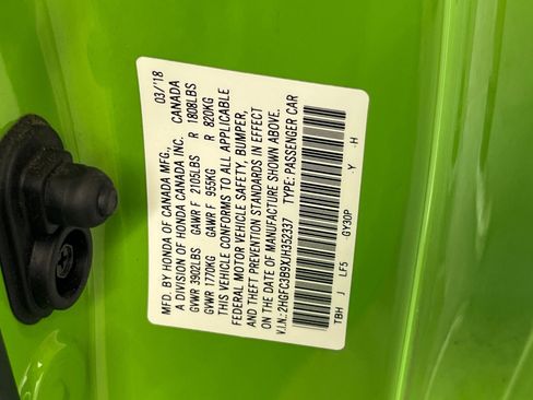 Used 2018 Honda Civic Touring image 32