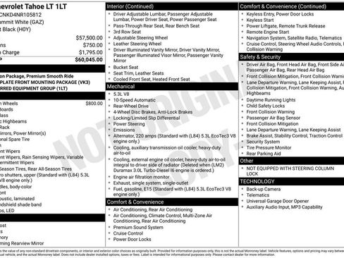 Used 2022 Chevrolet Tahoe LT image 4