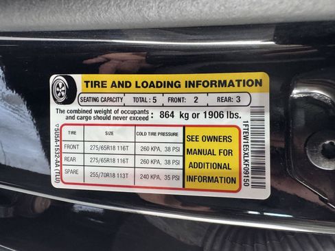 Used 2020 Ford F150 XLT w/ Equipment Group 302A Luxury AWD/4WD image 36