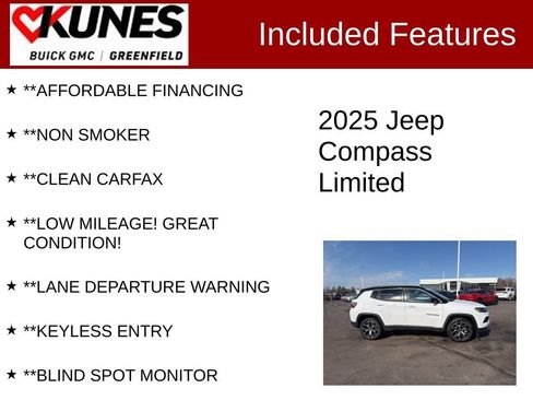 Used 2025 Jeep Compass Limited image 3