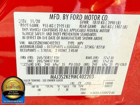 Used 2021 Ford EcoSport Titanium image 22