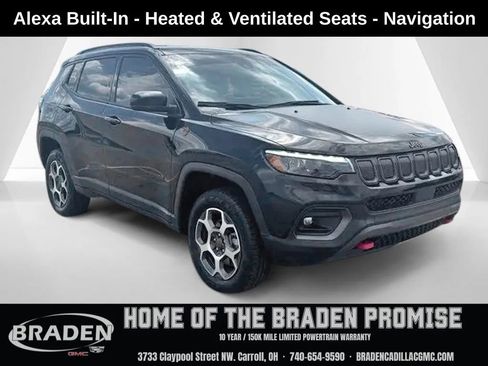 Used 2022 Jeep Compass Trailhawk w/ Trailhawk Elite Group AWD/4WD image 1
