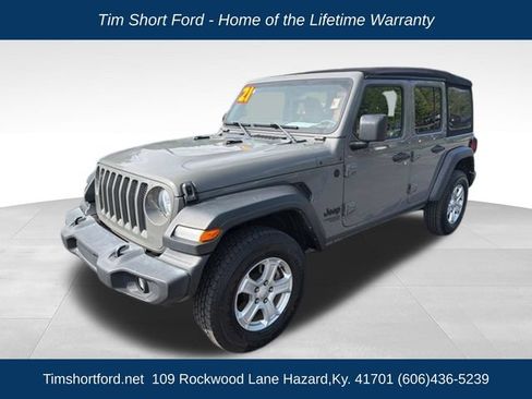 Used 2021 Jeep Wrangler Unlimited Sport AWD/4WD image 2