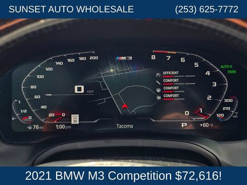 Used 2021 BMW M3 Competition RWD image 33