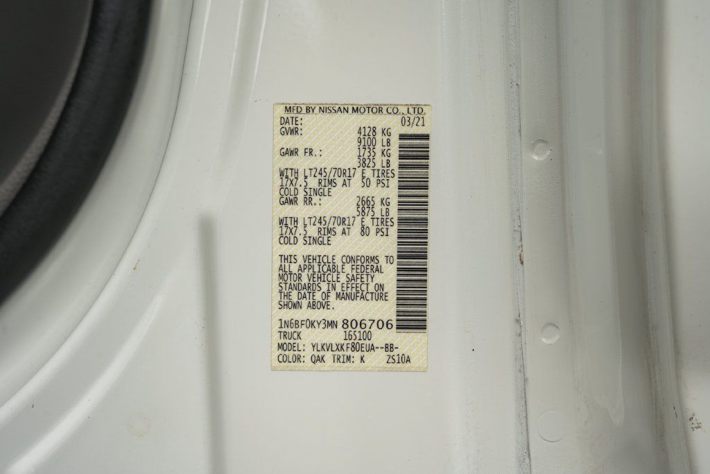 Used 2021 Nissan NV 2500 SV RWD image 39
