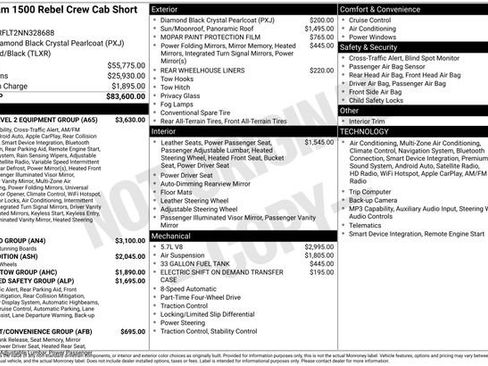 Used 2022 RAM 1500 Rebel w/ Rebel Level 2 Equipment Group AWD/4WD image 2