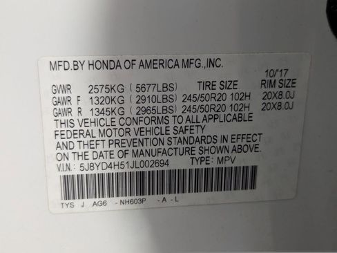 Used 2018 Acura MDX SH-AWD w/ Technology Package image 30