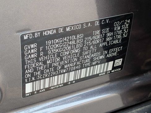 Used 2024 Honda HR-V LX image 30