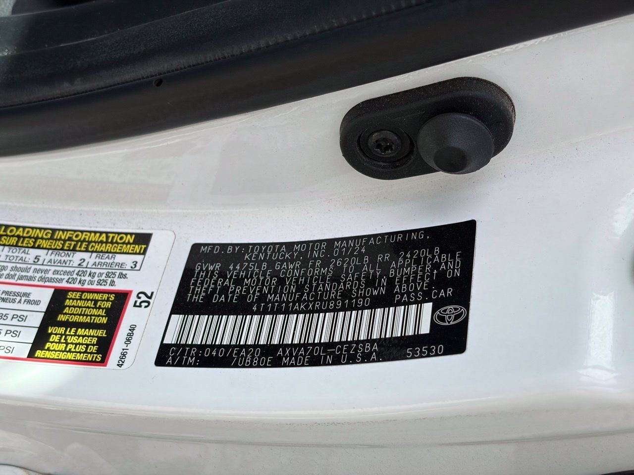 Used 2024 Toyota Camry SE w/ Convenience Package FWD image 14