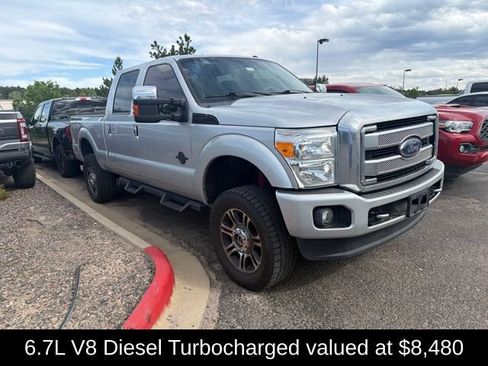 Used 2016 Ford F250 Platinum w/ FX4 Off-Road Package AWD/4WD image 3