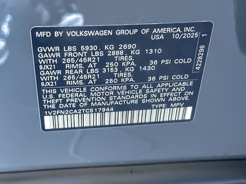 New 2026 Volkswagen Atlas SEL Premium R-Line image 28