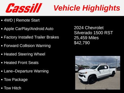 Used 2024 Chevrolet Silverado 1500 RST w/ Z71 Off-Road Package