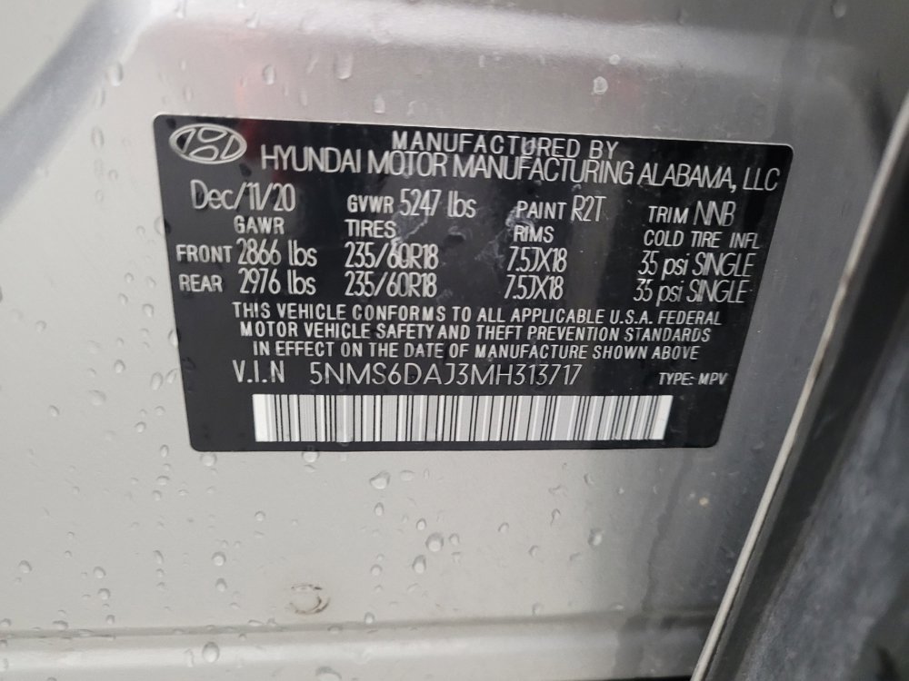 Used 2021 Hyundai Santa Fe SEL w/ Convenience Package AWD/4WD image 33