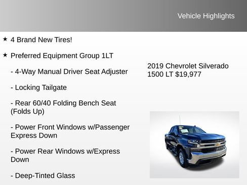 Used 2019 Chevrolet Silverado 1500 LT w/ Texas Edition image 8