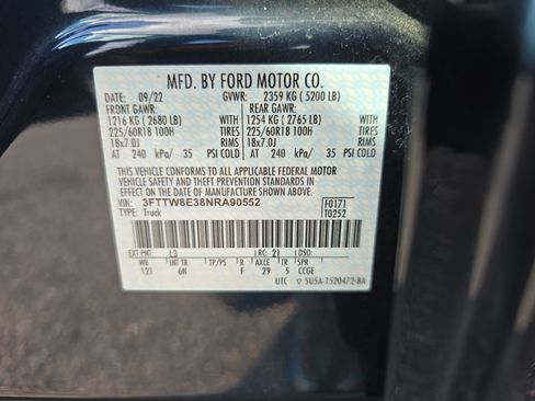 Used 2022 Ford Maverick Lariat w/ Lariat Luxury Package FWD image 37