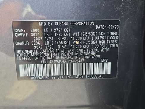 Used 2023 Subaru Ascent Onyx Edition AWD/4WD image 25