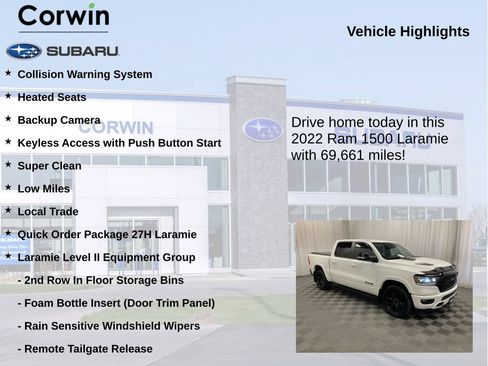 Used 2022 RAM 1500 Laramie AWD/4WD image 6