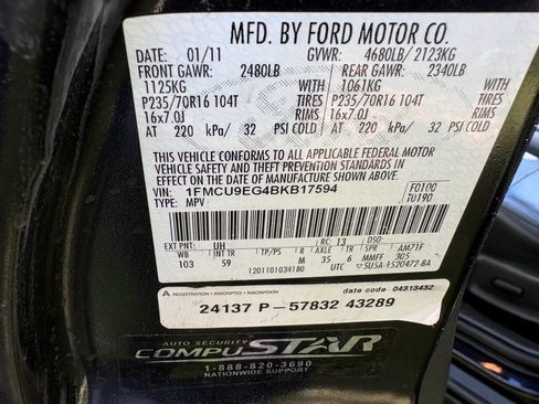 Used 2011 Ford Escape Limited w/ 302A Rapid Spec Order Code AWD/4WD image 36