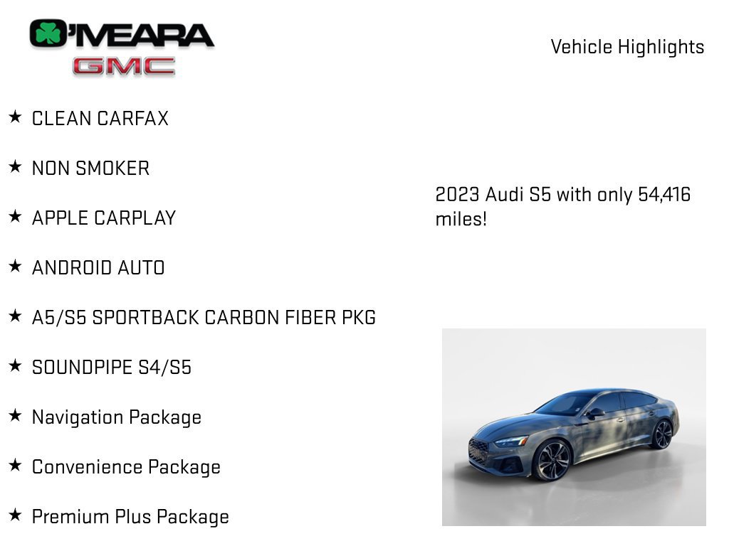Used 2023 Audi S5 Premium Plus AWD/4WD image 7