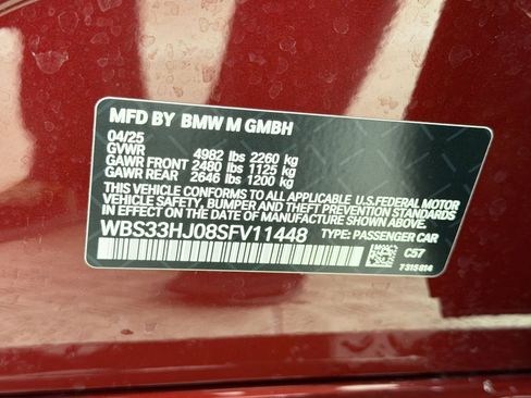 Certified 2025 BMW M3 Competition AWD/4WD image 19