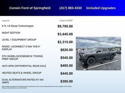 Used 2023 RAM 2500 Big Horn w/ Night Edition AWD/4WD image 5