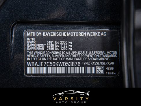 Used 2019 BMW 540i xDrive w/ Premium Package image 21