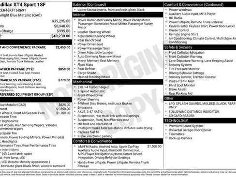 Used 2019 Cadillac XT4 Sport image 2