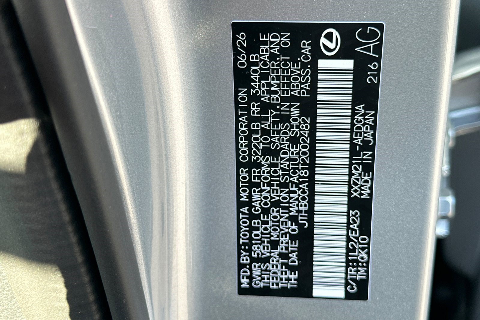 New 2026 Lexus ES 350e w/ Convenience Package FWD image 24
