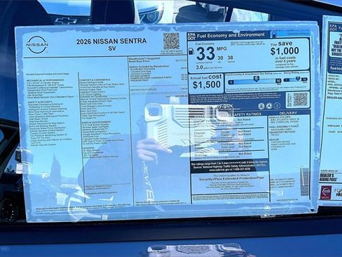 New 2026 Nissan Sentra SV image 12