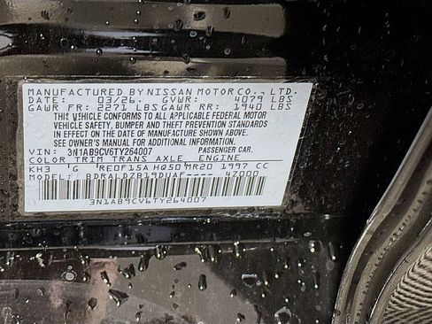 New 2026 Nissan Sentra SV w/ SV Convenience Package FWD image 31