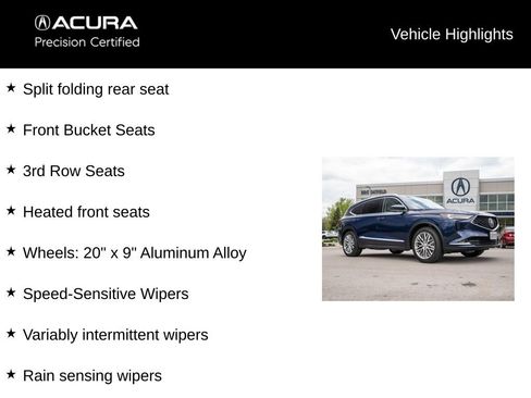 Certified 2023 Acura MDX SH-AWD w/ Advance Package image 25