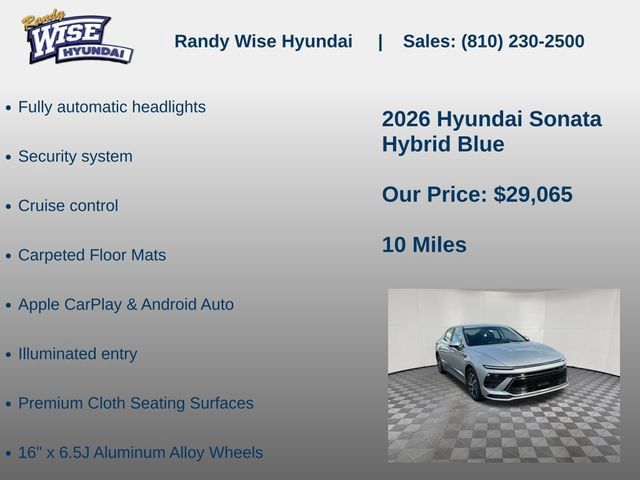 New 2026 Hyundai Sonata Blue FWD image 10