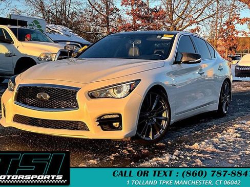Used 2017 INFINITI Q50 Red Sport 400 image 2
