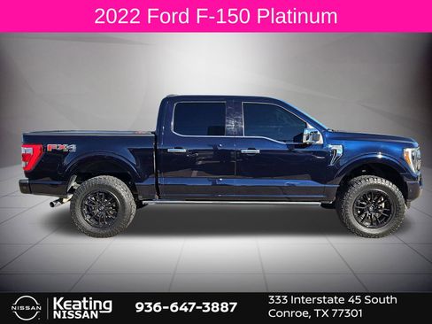 Used 2022 Ford F150 Platinum w/ Equipment Group 701A High image 2