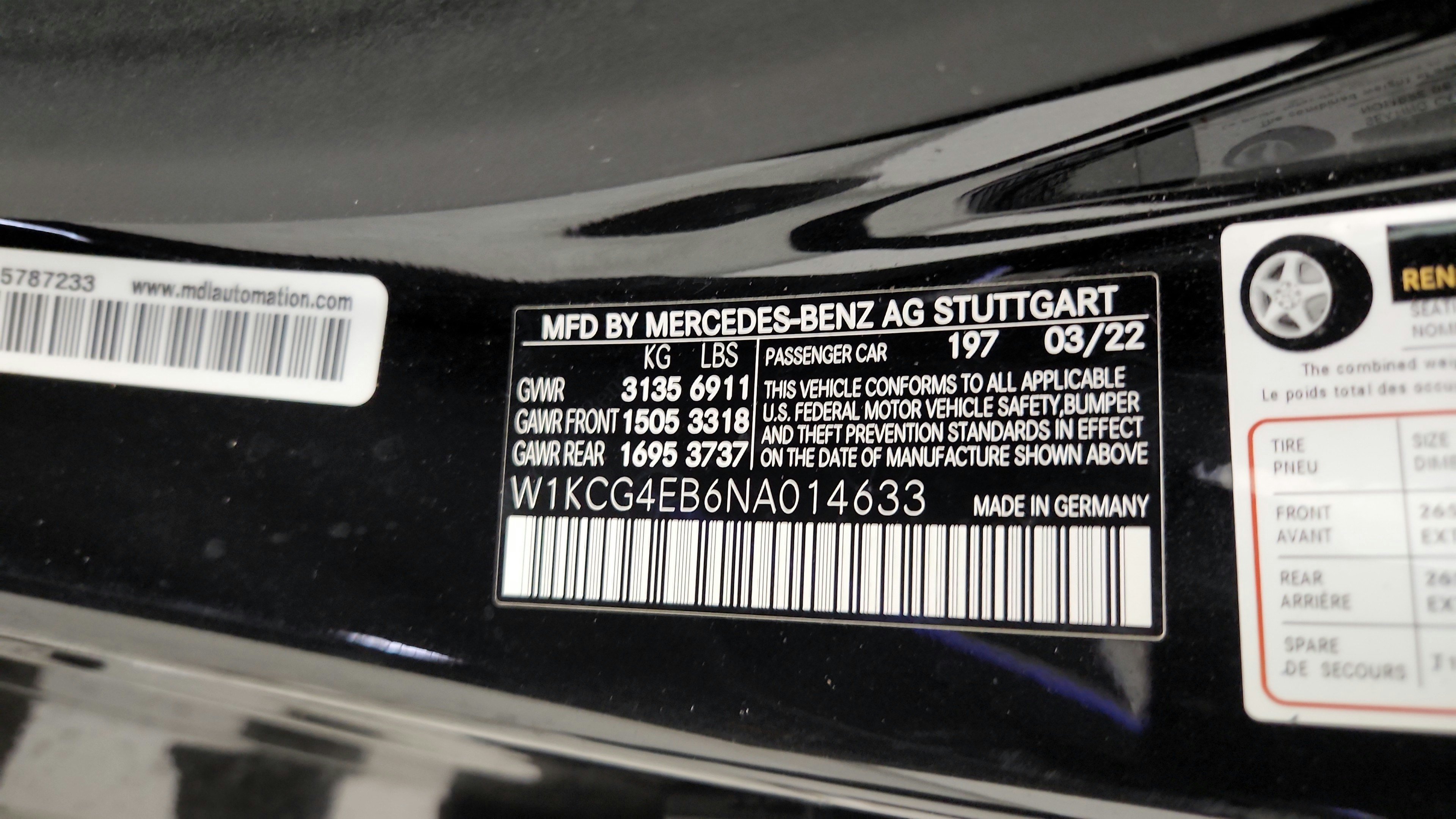 Used 2022 Mercedes-Benz EQS 580 4MATIC Sedan w/ Winter Package image 20