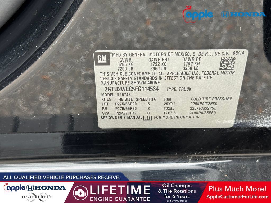 Used 2015 GMC Sierra 1500 Denali w/ Driver Alert Package AWD/4WD image 29