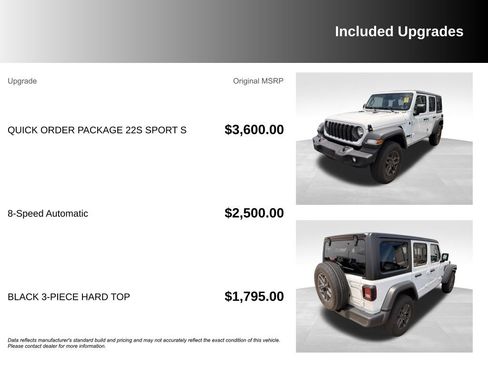 Used 2025 Jeep Wrangler Unlimited Sport AWD/4WD image 6