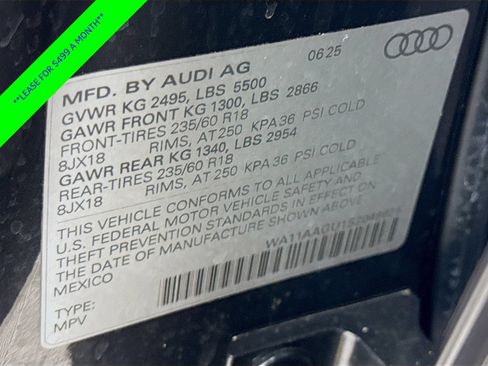 Certified 2025 Audi Q5 Premium w/ Convenience Package AWD/4WD image 30