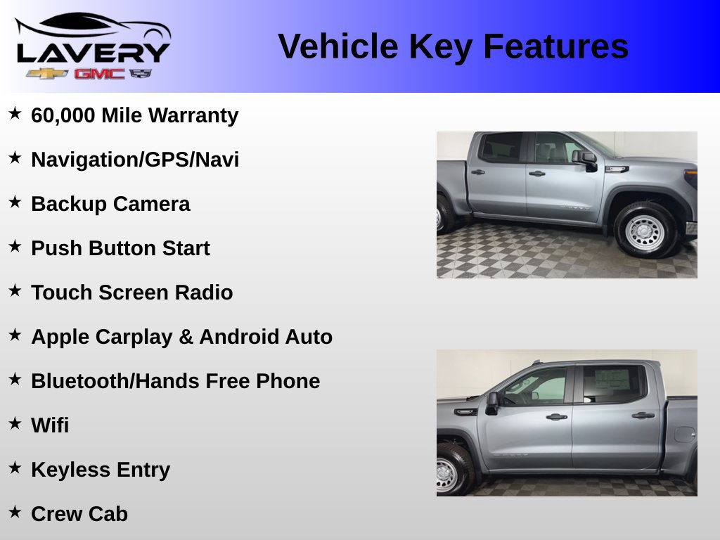 Used 2026 GMC Sierra 1500 Pro w/ Pro Value Package AWD/4WD image 2