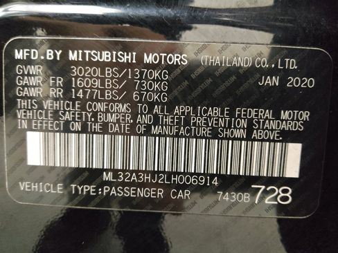 Used 2020 Mitsubishi Mirage ES image 33