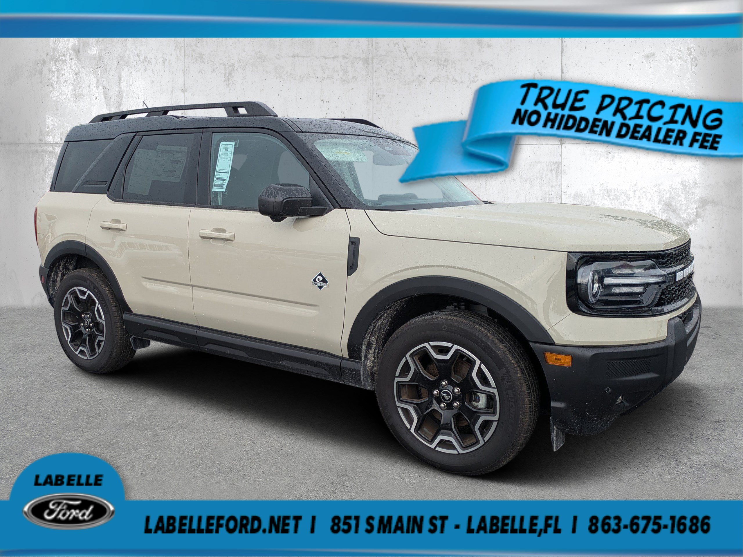 Certified 2025 Ford Bronco Sport Outer Banks w/ Outer Banks Tech Package+ AWD/4WD image 1