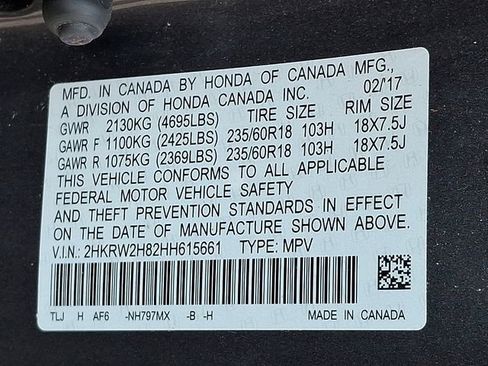 Used 2017 Honda CR-V EX-L image 25
